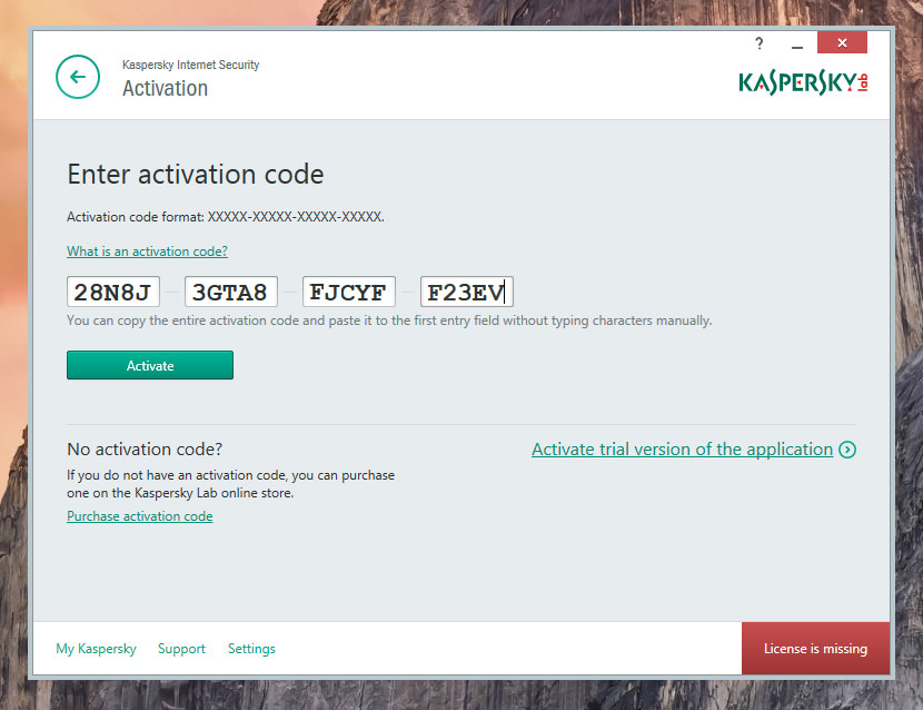 Kaspersky internet security 2018 activation code for 3 year free games